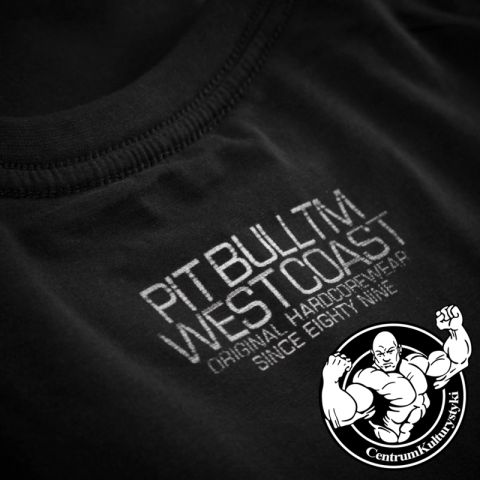 Koszulka Męska STAINLESS Black - Pit Bull West Coast